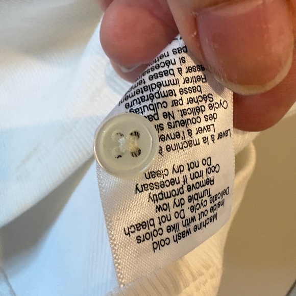 Veronica Beard Coralee White Puff Sleeve Ribbed Classic Stylish Top Size Small - Picture 10 of 10